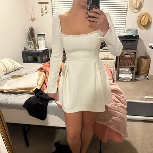 Odd Muse Long Sleeve Pearl Dress